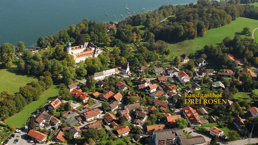 Landgasthof Drei Rosen Bernried am Starnberger See Exterior foto